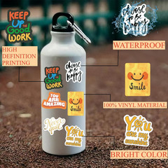 300PCS Inspirational Stickers for Water Bottles, Motivational Stickers for Adult