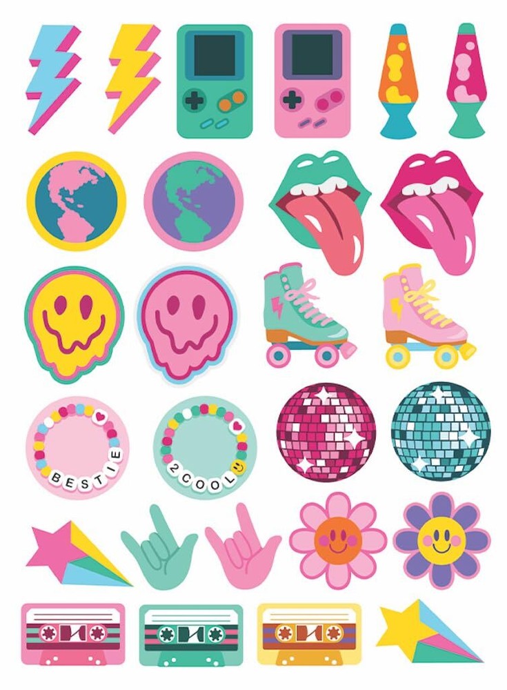 Hero Arts RT129 HA and RT Notebook Icons Hero Transfers Rub-on Designs