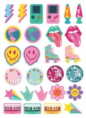 Hero Arts RT129 HA and RT Notebook Icons Hero Transfers Rub-on Designs