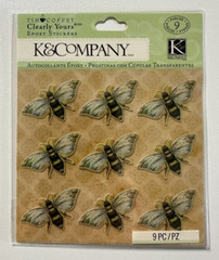 K & Company Clearly Yours Epoxy Stickers-Tim Coffey, Elizabeth Brownd, Americana