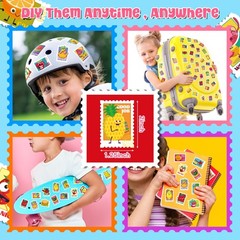 300Pcs Large Scented Stamp Stickers, Scratch N Sniff Sticker for Kids Smelly …
