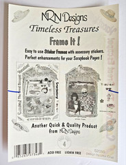 NRN Designs CARIBBEAN VACATION Timeless Treasures Sticker Frames Build-a-Scene