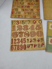 Lot Scrapbooking Supply Christmas Letters Numbers Cardstock Borders Tags Sticker
