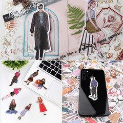 150Pcs People Stickers for Journaling Supplies, 2-3.42 inches, Vivid Color