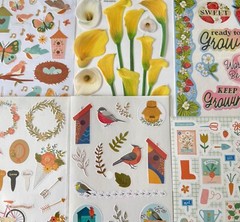 279 Sticker Bulk Hallmark AGC Carlton Creative Memories Paper Source Studio y2k
