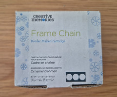 CREATIVE MEMORIES FRAME CHAIN BORDER MAKER CARTRIDGE DIE CUT PUNCH NEW