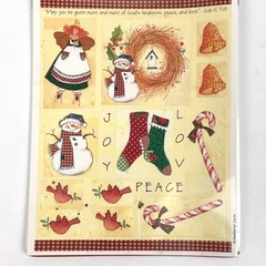 DaySpring Christmas Angel Snowman Stickers 4 Sheets NEW