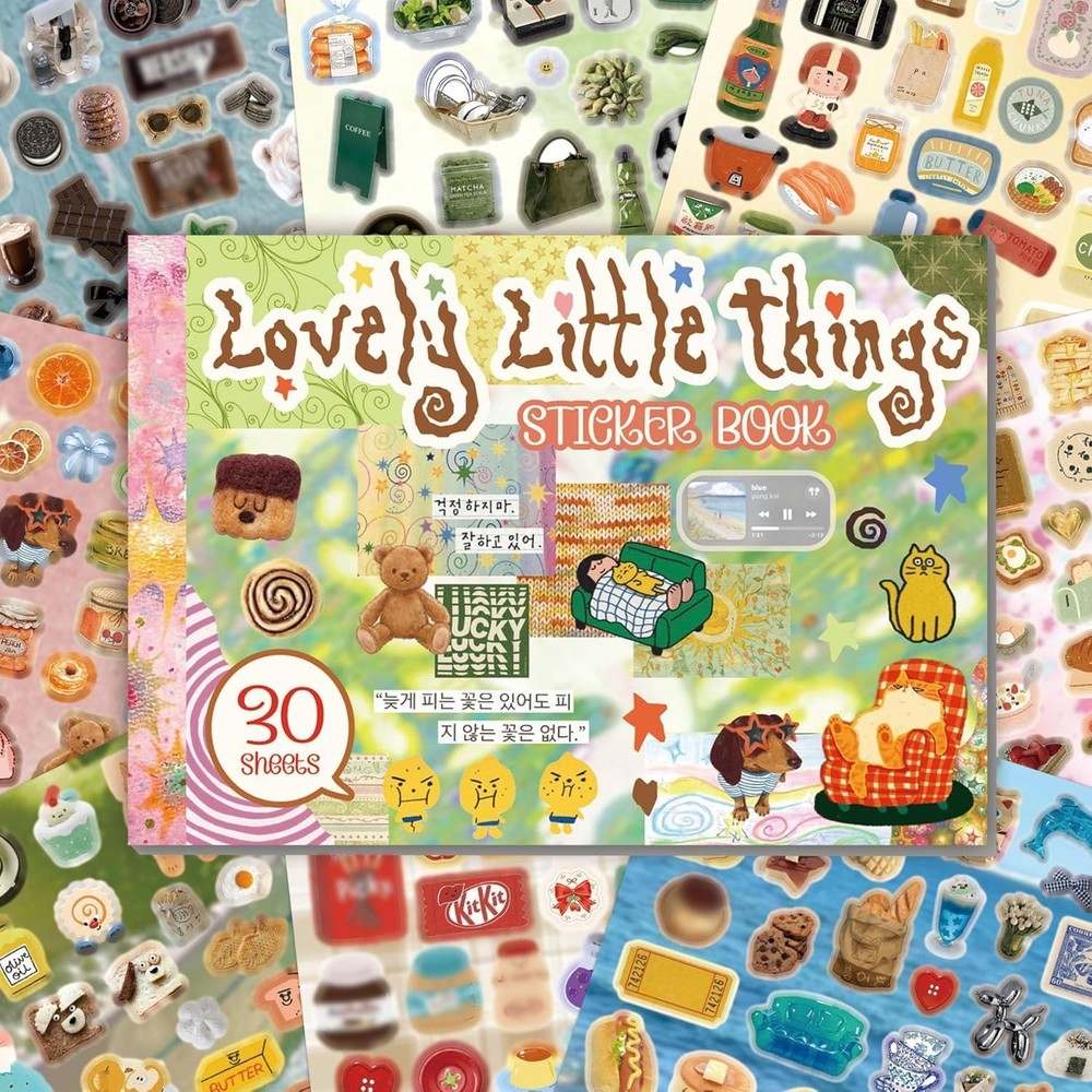 1234 Pcs Japanese Sticker Book Lovely Little Things