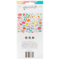 Paige Evans ADVENTUROUS FLORALS (75pc) EPHEMERA DIE CUTS scrapbooking