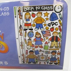 StickerKins Photo Safe Binder School Scrapbooking Crafts 2 Packages50+ Stickers