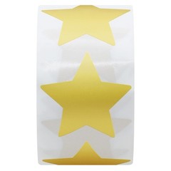 Gold Star Adhesive Labels 1.5 Inch 500 Roll Waterproof for Crafts and Events