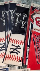 MLB Bumper Stickers Bumper Strips Lot With Flaws READ Lot Of 29