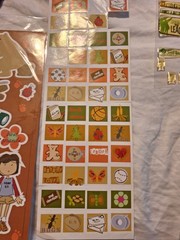 Lot of Girl Scout Scrapbook Stickers – Camping – Activity Kit