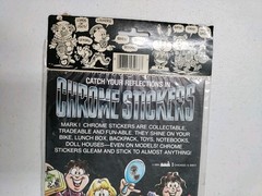 Vintage80’s Mark 1 Chicago Robot CS33 Mech Cyborg Chrome Prism Sticker Sheet NOS