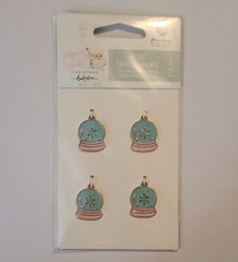 Prima Sugar Cookie Christmas Embellishments Trim Charms Crystals Scrapbooking