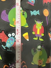 Rare Vintage 50 Stickers Collectible Halloween Glitter Monsters Candy Creatures