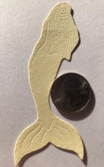 MERMAID Die-Cuts(6pc)Approx 1-3/4”x 4”6”•Ocean•Swimming •Mythical•Beach•Women•