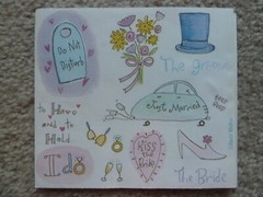 David Walker WEDDING Stickers 15 Modules LOT Slogan “Just Married” Rings Bouquet