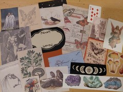 30+ Pieces Witchy/Mystical Vintage Ephemera For Junk Journal, Collage, Scrapbook