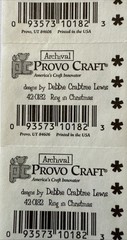 RING IN CHRISTMAS Stickers(3pc)Provo*Evergreen Sprigs*Holiday*Bells*Card Making*