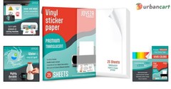 VividClarity Printable Vinyl: Waterproof, Translucent Sticker Paper for Inkj…