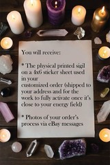 Contact Me Now Spell – With Physical Sigil Sticker