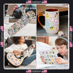 Colorful 600 PCS Waterproof Stickers for Teens – Perfect for Valentine?s Day