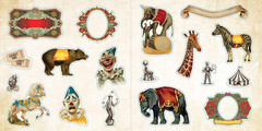 Vintage Ephemera Sticker Book w/ 580+ Decorative Stickers Journaling And Crafts