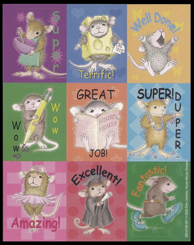 Stickers – House Mouse – Any Occasion CL081