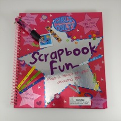 Girls Only! Scrapbook Fun Starter Scrapbook with Pen & 170 Stickers