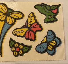 80s Vintage Mello Smello Factory Body Language Scented Fashion Tattoos Stickers