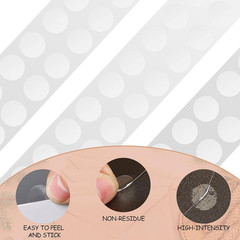 3000 Pcs Clear Stickers 0. 5 Inch Clear Circle Transparent Stickers for Sealing