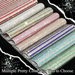 Bling Rhinestone Sheet Self Adhesive,Light Pink Glass Rhinestone Fabric for D…