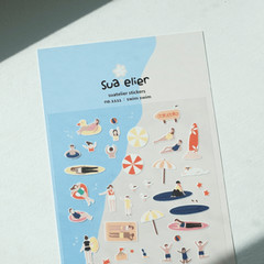SWIM SWIM – Adorable scrapbooking sticker