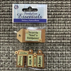 New Sandylion Essentials Scrapbooking Stickers – Grandparents