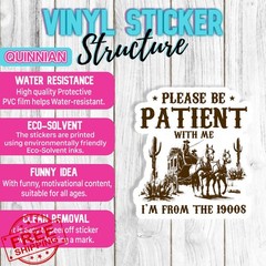 QUINNIAN «From The 1900s» 3 Inch Sticker