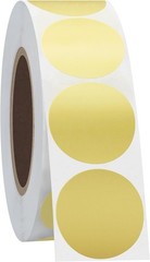Gold Foil Self-Adhesive Round Stickers for All Purpose – 1