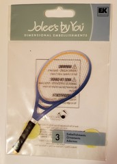 Lot of 3 TENNIS- Jolee’s Boutique Stickers & Embellishments + New Handmade set.