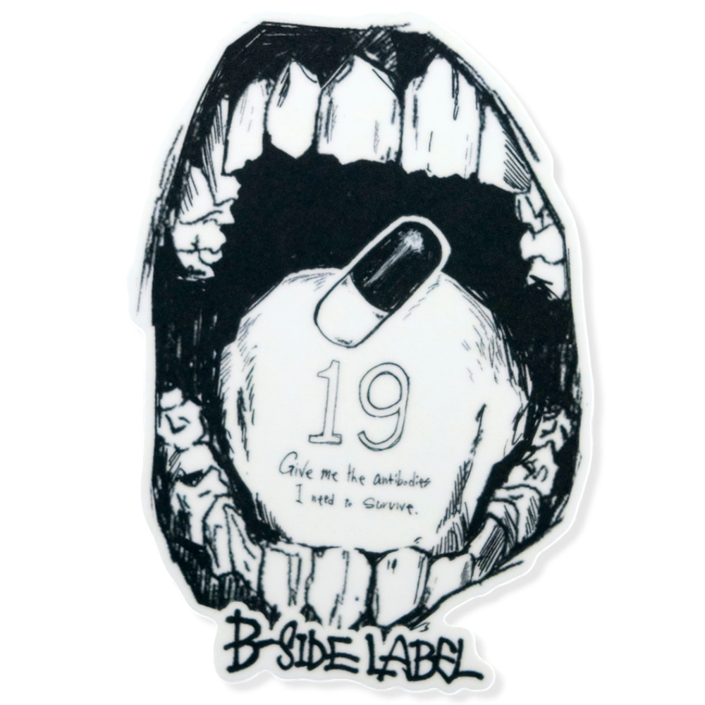 Teeth, Mouth & Antidote ✦ B-Side Label Sticker