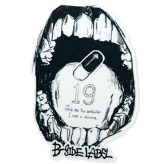 Teeth, Mouth & Antidote ✦ B-Side Label Sticker