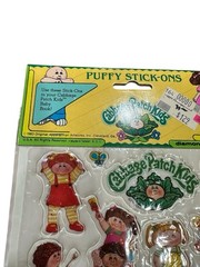 Vintage Cabbage Patch Kids Puffy Stickers Club House Slumber Party 1983 Style 5
