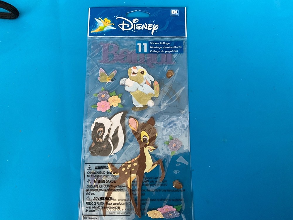 Disney+Jolee’s Boutique~Bambi~Thumper~Flower~Dimensional Scrapbook Sticker~NIP