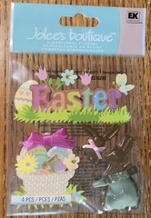 RAREJolees EASTER Chocolate Bunnies Bunny Rabbit Eggs Flowers Basket 3D Stickers
