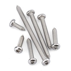 100 Pcs #6 x 3/4 Torx Pan Head Sheet Metal Screws with Bit, 304 Stainless Ste…