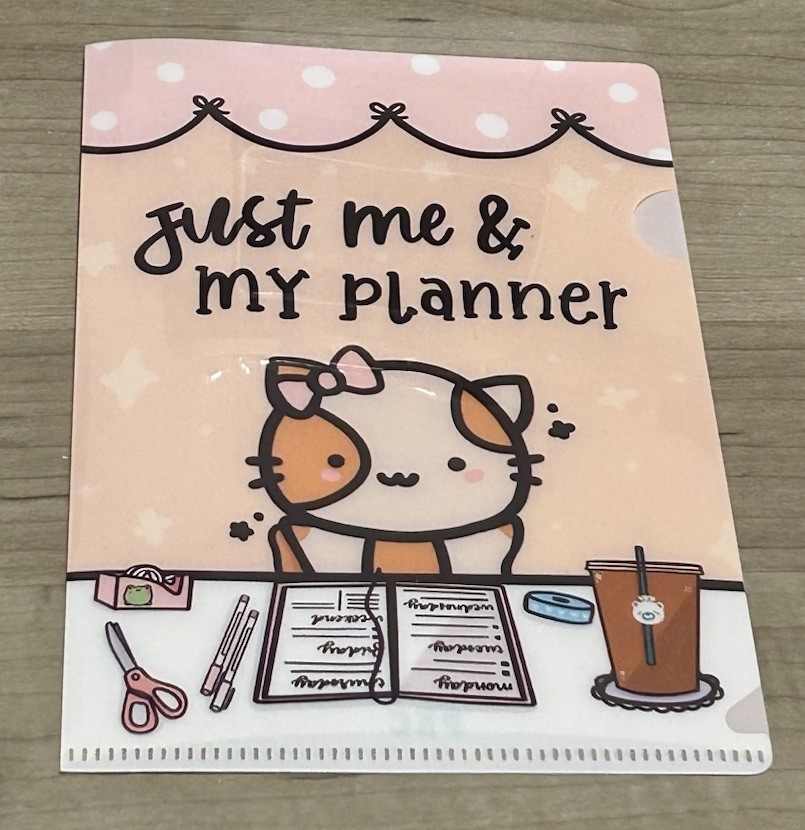 NEW PaperKumaCo “Just Me & My Planner” Sticker Album Folder Paper Kuma Co