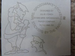 Mrs Grossman Stickers Graduate Graduation Hat Cap Diploma Tassle 10 Mods Vtg 80s