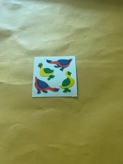 Vintage 1980s Great Seven Fuzzy Goose Stickers