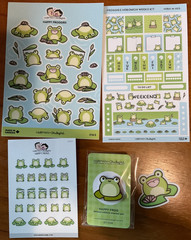 Hubman and Chubgirl Happy Frog 5 unused miscellaneous items