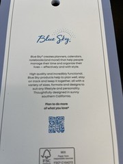 Blue Sky Self-Care Sticker Book, for planners. 12 sheets 1250 stickers. New.