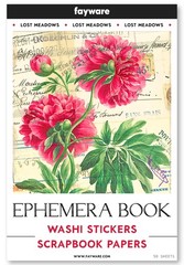 FAYWARE Vintage Washi Stickers for Journaling – Ephemera Book for Journaling